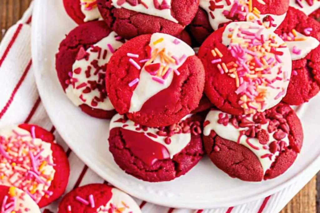 Valentine's Day Red Velvet Cookies