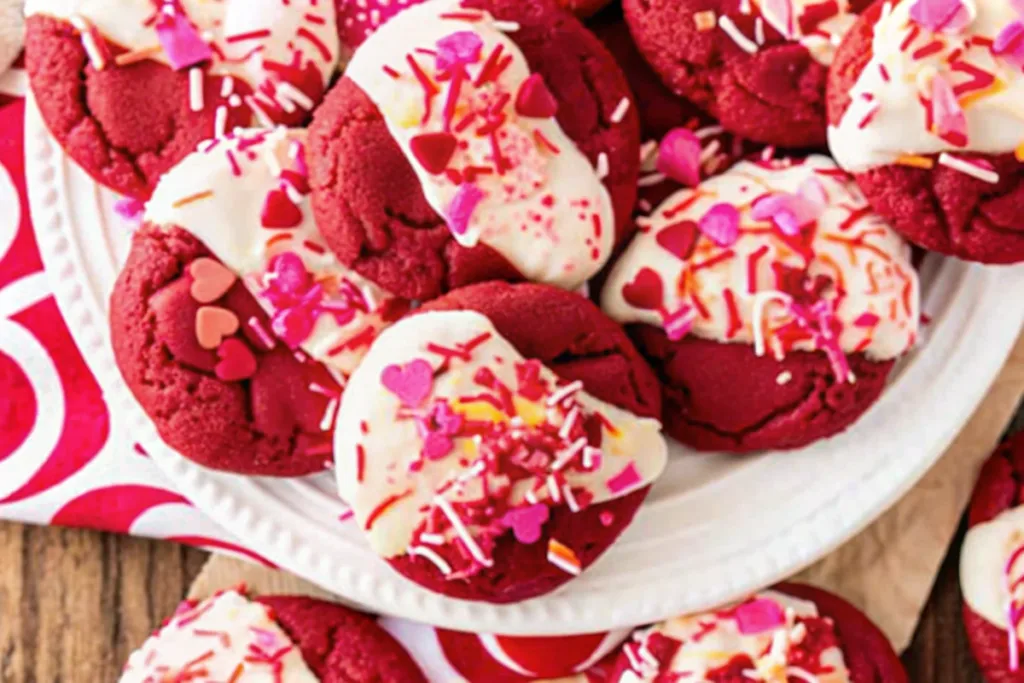 Valentine's Day Red Velvet Cookies