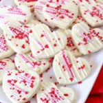 Valentines Day Shortbread Cookie Bites