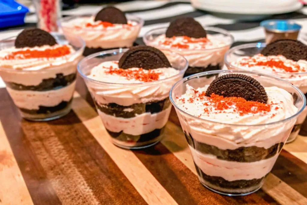 Valentine's Dirt Cake Parfaits