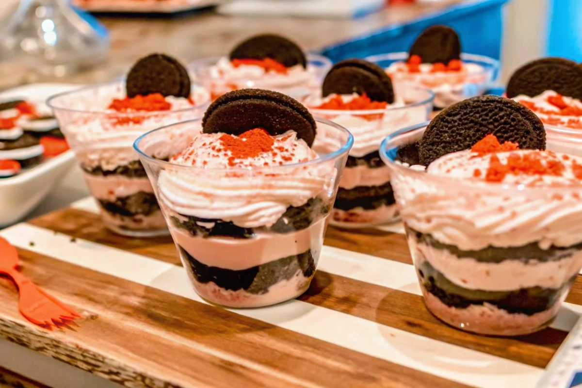 Valentine's Dirt Cake Parfaits