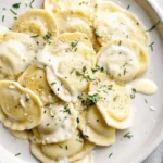 White Wine Cream Sauce for Ravioli