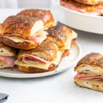 Air Fryer Ham and Cheese Sliders