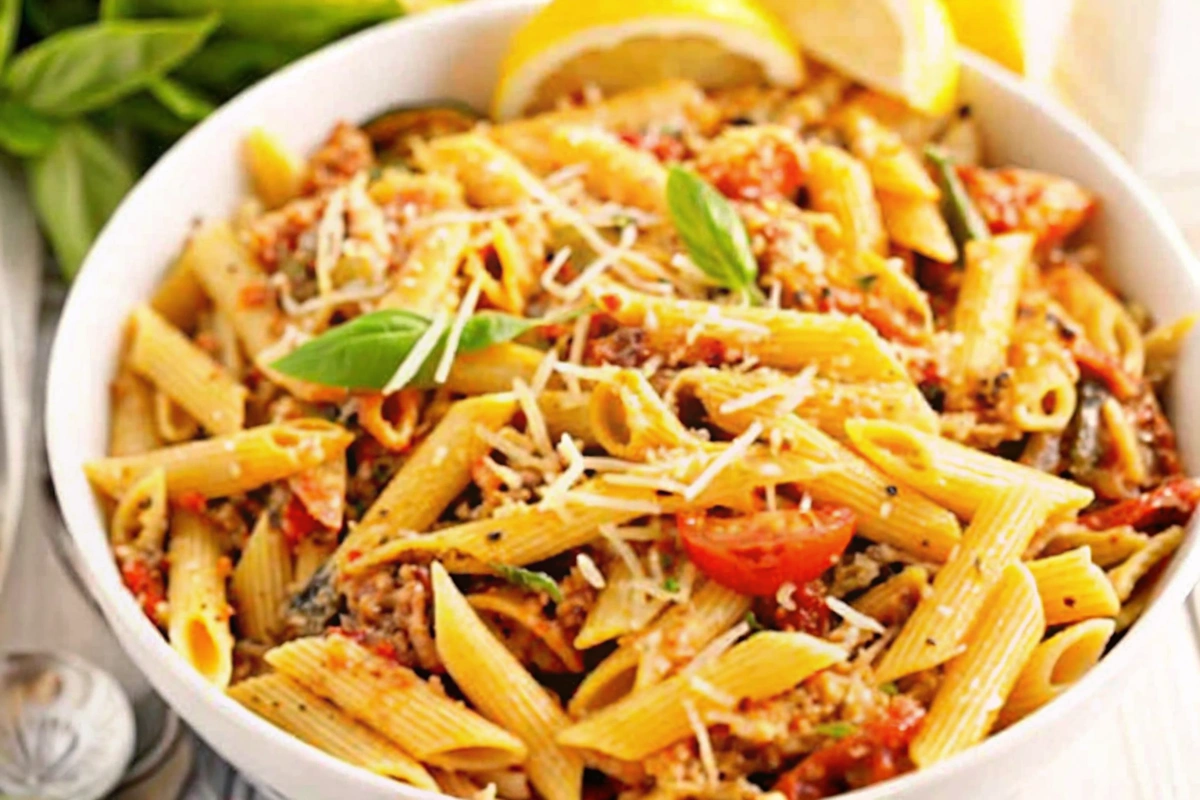 Blackstone Griddle Pasta Primavera