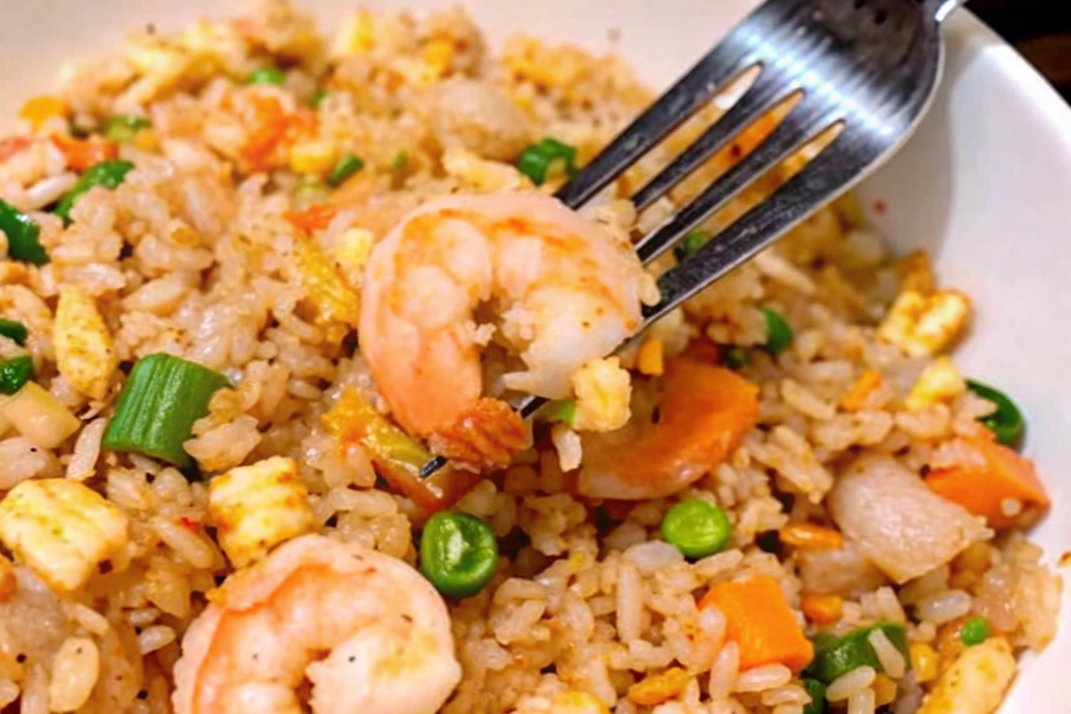 Blackstone Shrimp Fried Rice