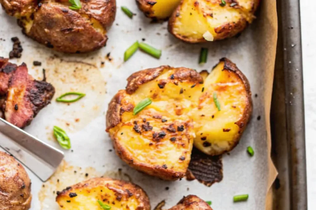 Blackstone Smashed Potatoes