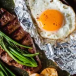 Blackstone Steak and Eggs