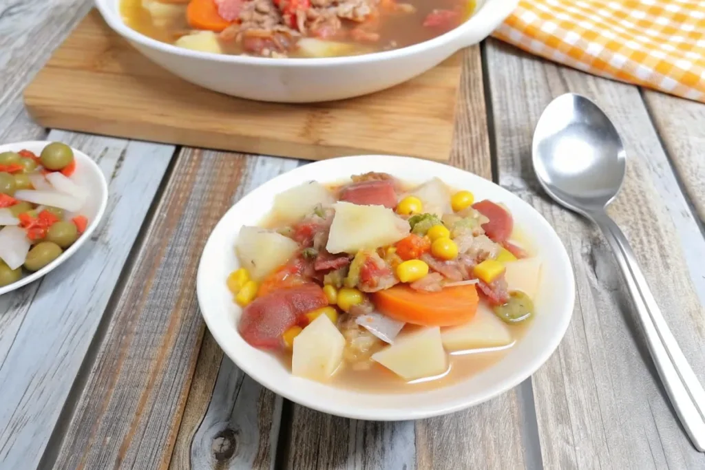 Canned Corned Beef and Cabbage Soup