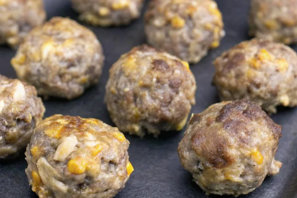 Carnivore Breakfast Cheesy Meatballs