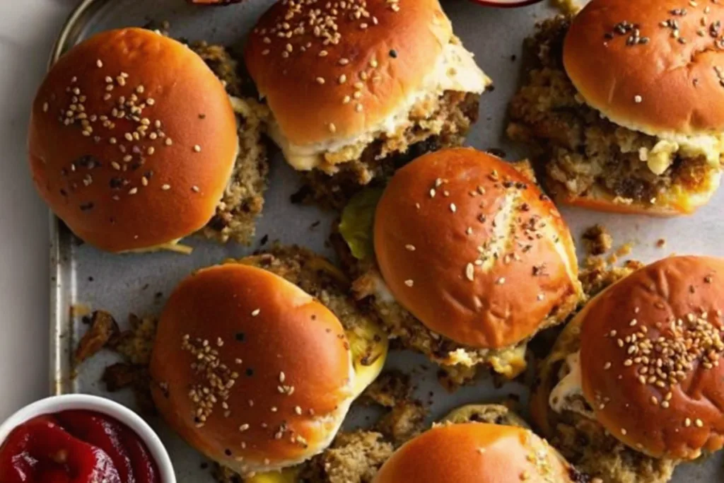 Cheesy Ground Beef Sliders
