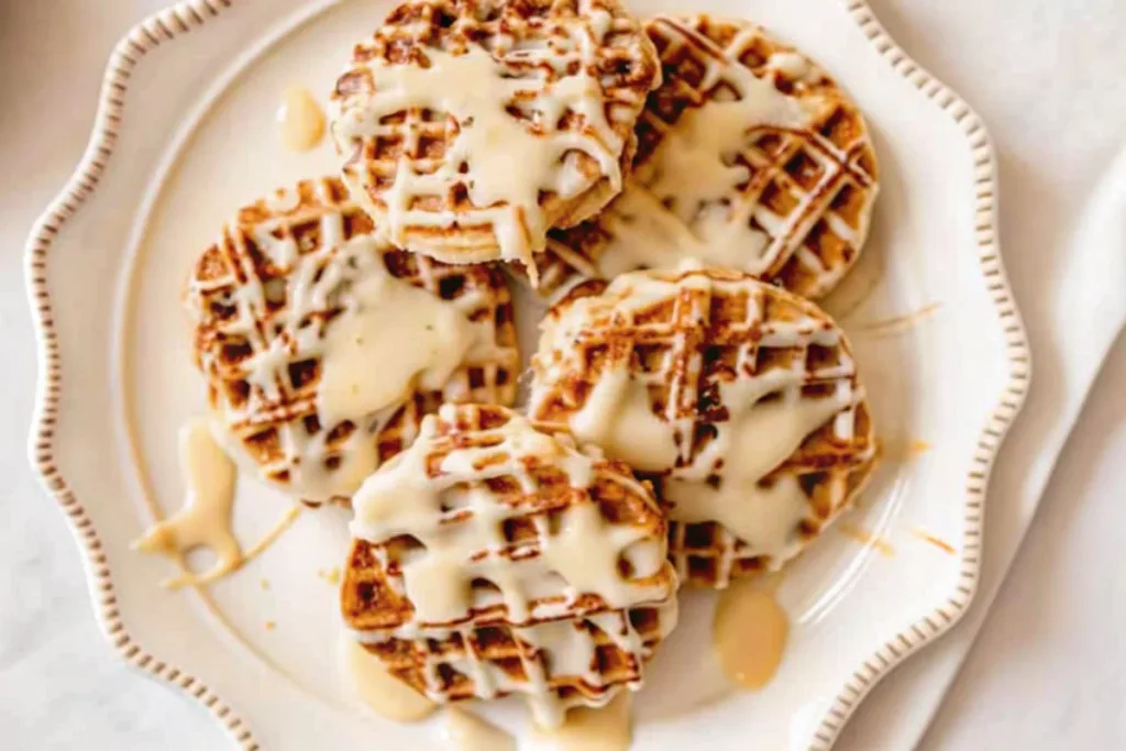 Cinnamon Roll Waffles
