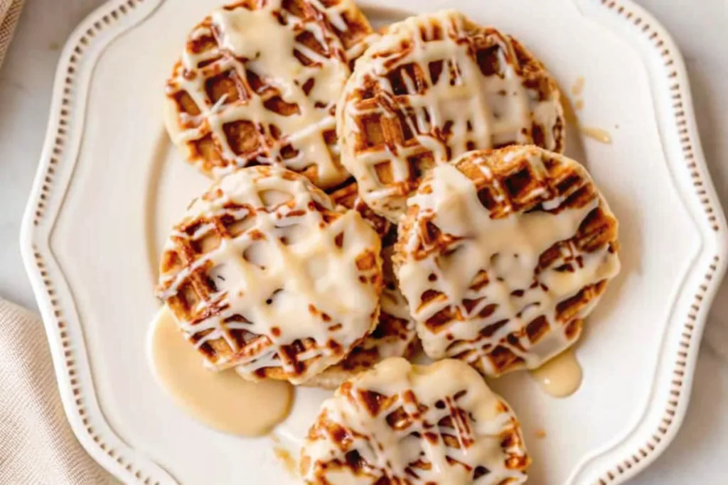 Cinnamon Roll Waffles