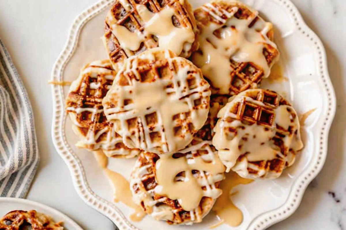 Cinnamon Roll Waffles