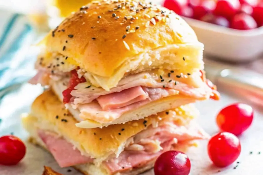 Cranberry Ham Sliders