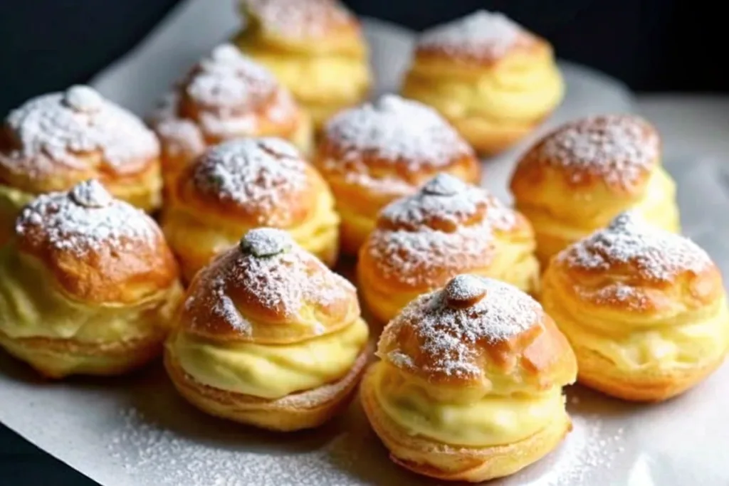 Cream Puffs with Lemoncello