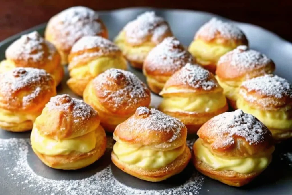 Cream Puffs with Lemoncello