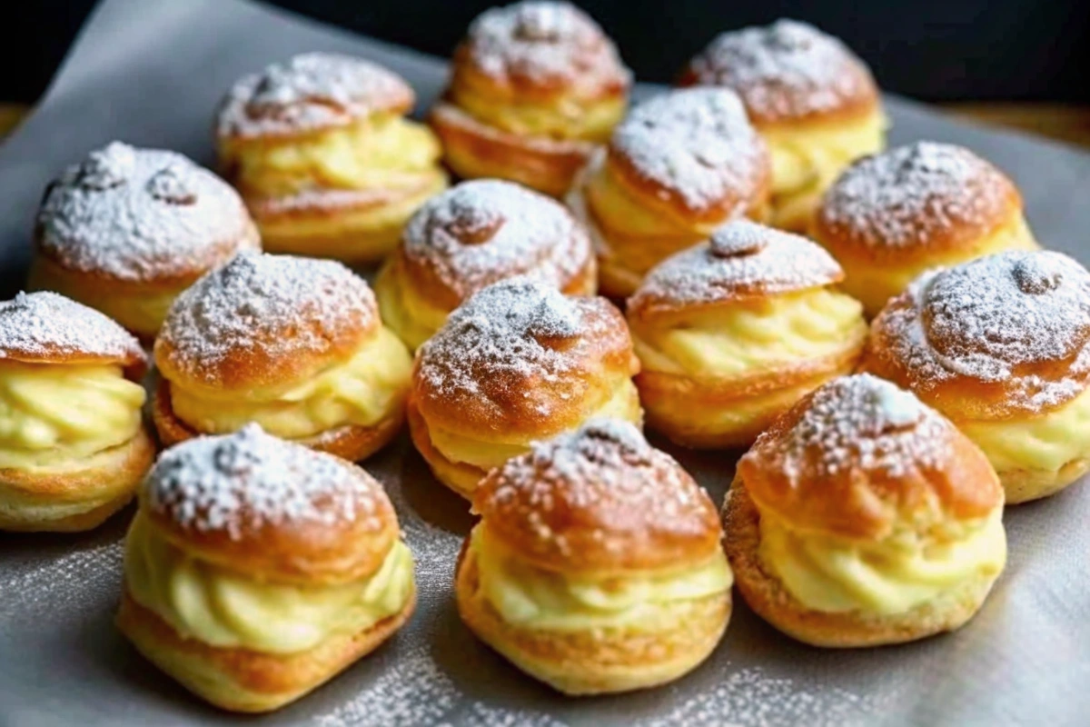 Cream Puffs with Lemoncello