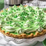 Creamy Shamrock Shake Pie