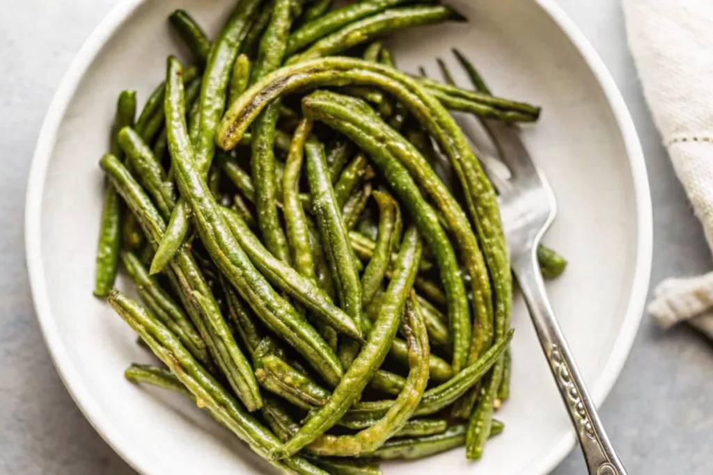 Crispy Broiled Green Beans
