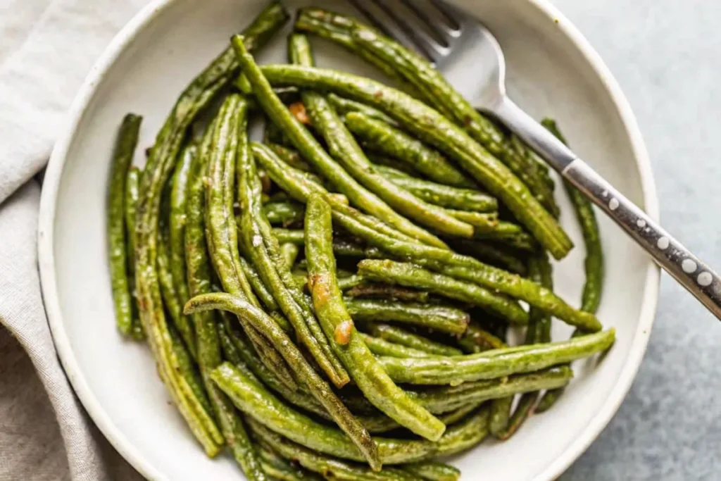Crispy Broiled Green Beans