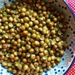 Crunchy Roasted Baked Green Peas Snack