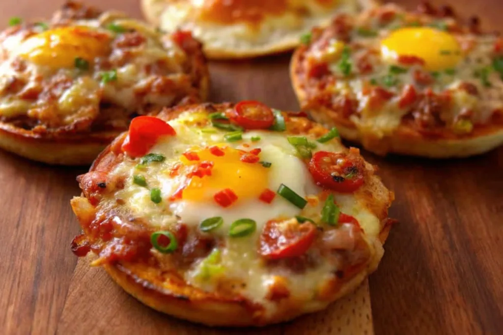 Easy English Muffin Breakfast Pizza Idea