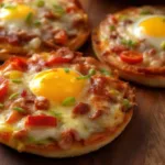 Easy English Muffin Breakfast Pizza Idea