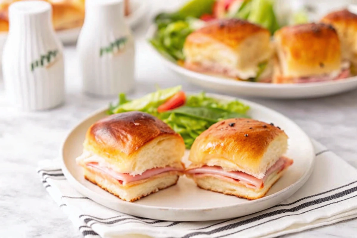 Easy Hot Ham and Cheese Sliders