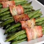 Fried Green Beans Wrapped in Bacon