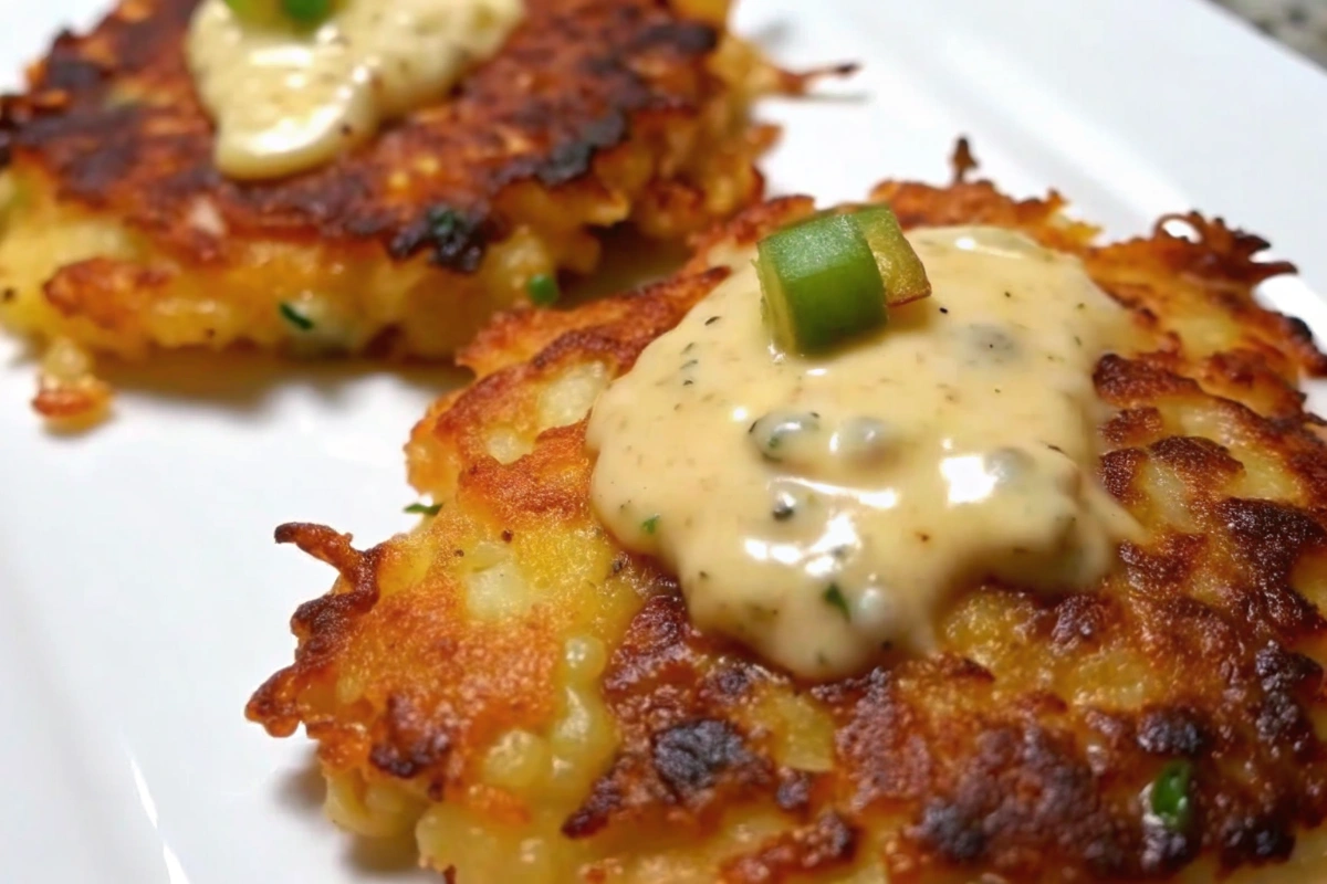 Green Chile Cheese Potato Cakes