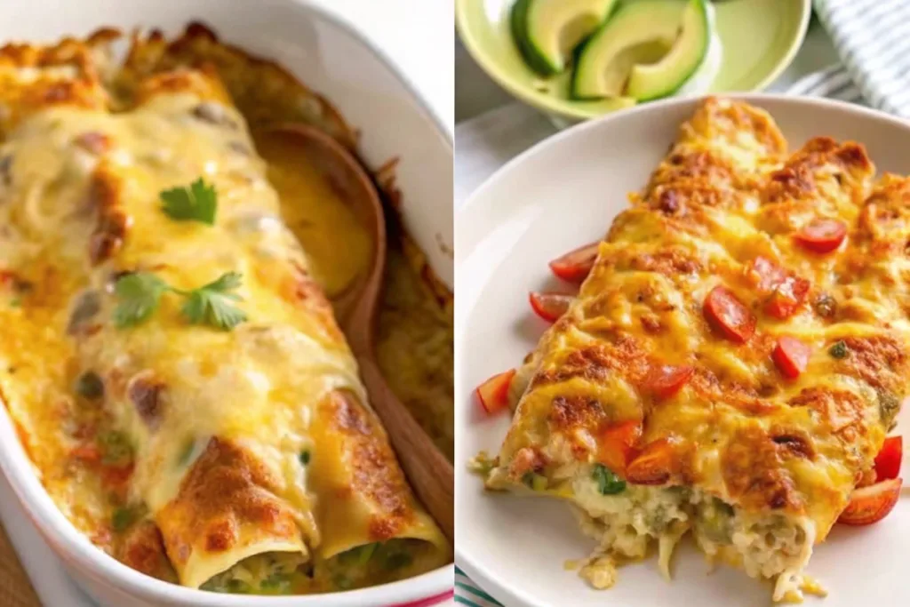 Green Chili Chicken Enchiladas