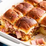Ham and Onion Jam Sliders