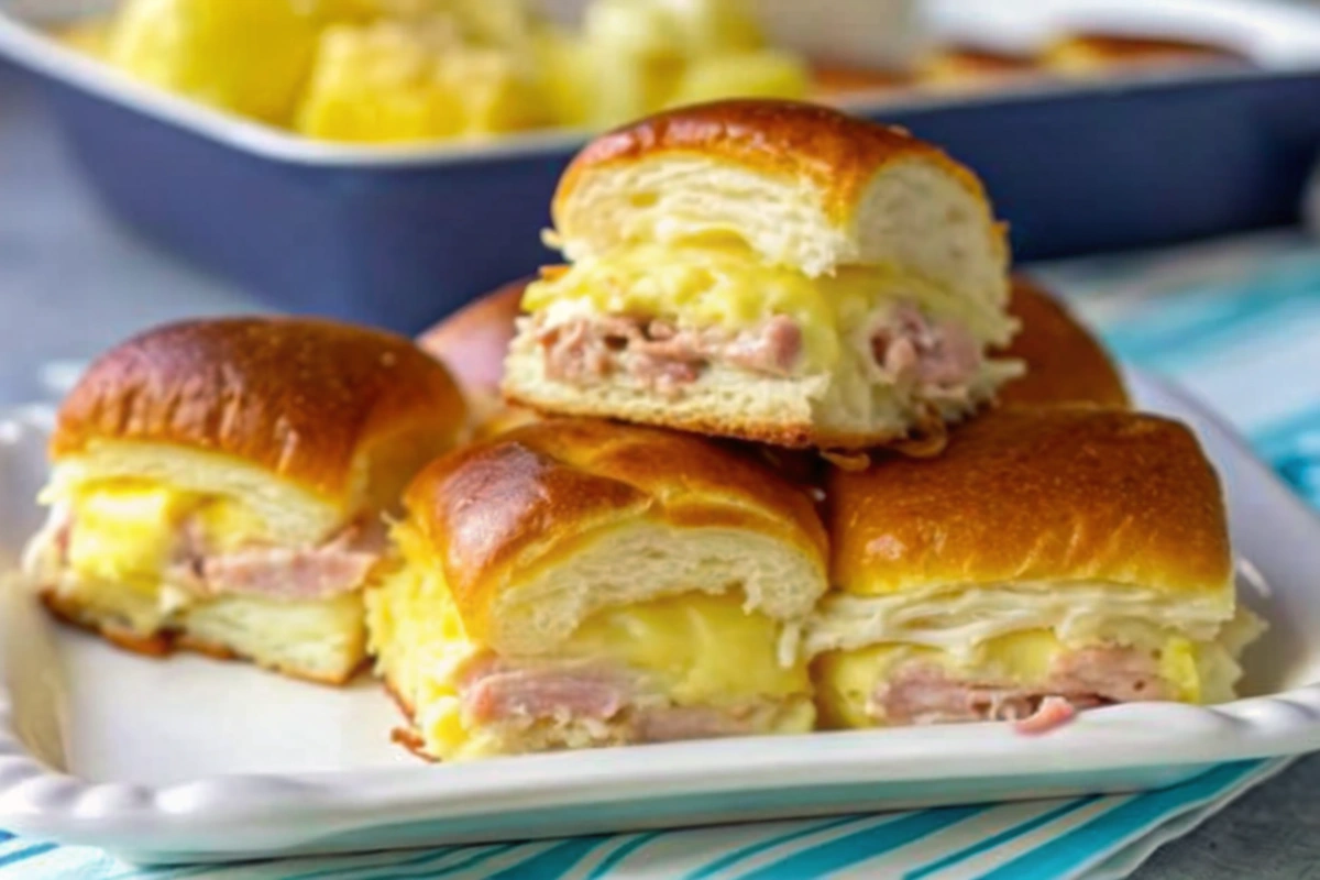 Ham and Pineapple Hawaiian Sliders