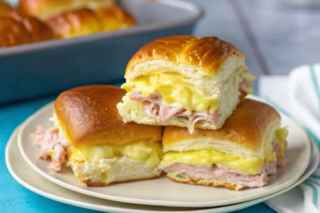Ham and Pineapple Hawaiian Sliders