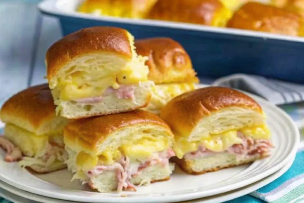 Ham and Pineapple Hawaiian Sliders