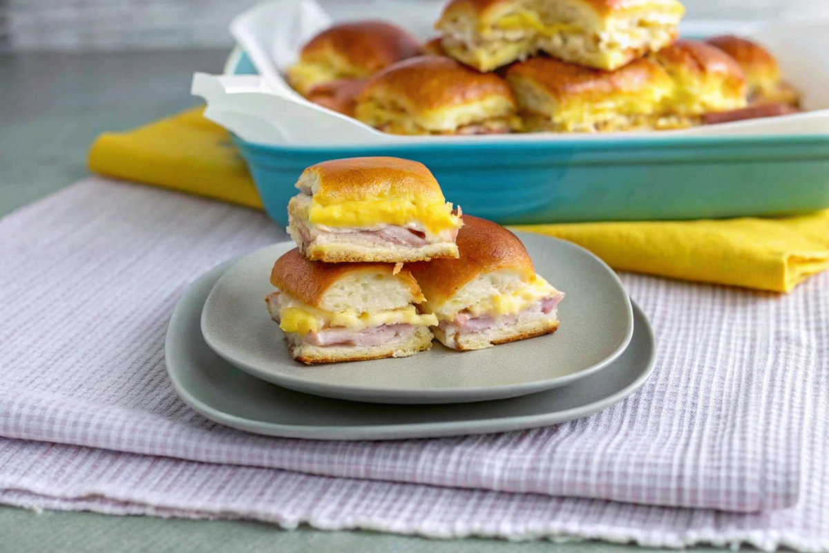 Ham and Pineapple Hawaiian Sliders Recipe