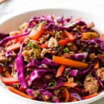 Healthy Ground Beef Cabbage Stir-Fry