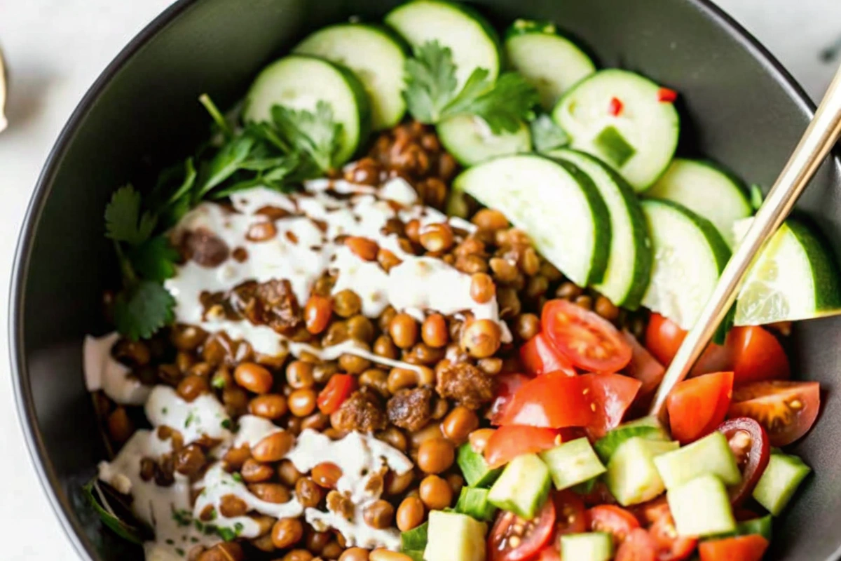 Healthy Vegan Lentil Bowls