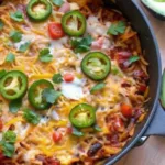 High Protein Chicken Enchilada Skillet