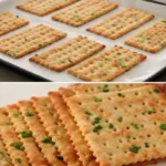 Homemade Green Onion Saltine Crackers