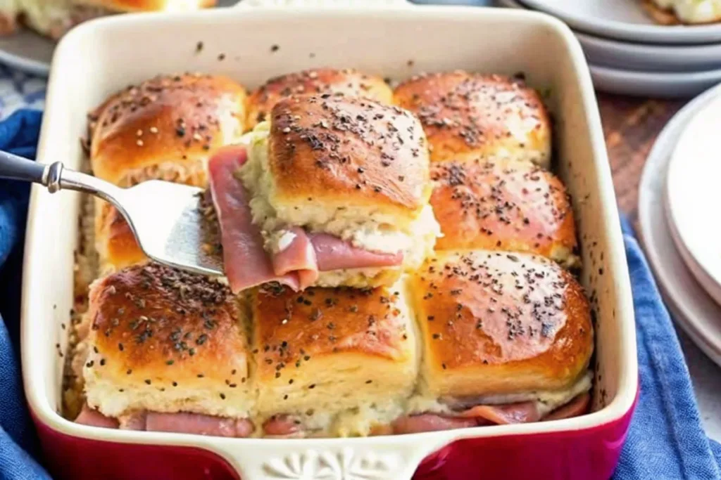 Honey Mustard Ham and Cheese Sliders