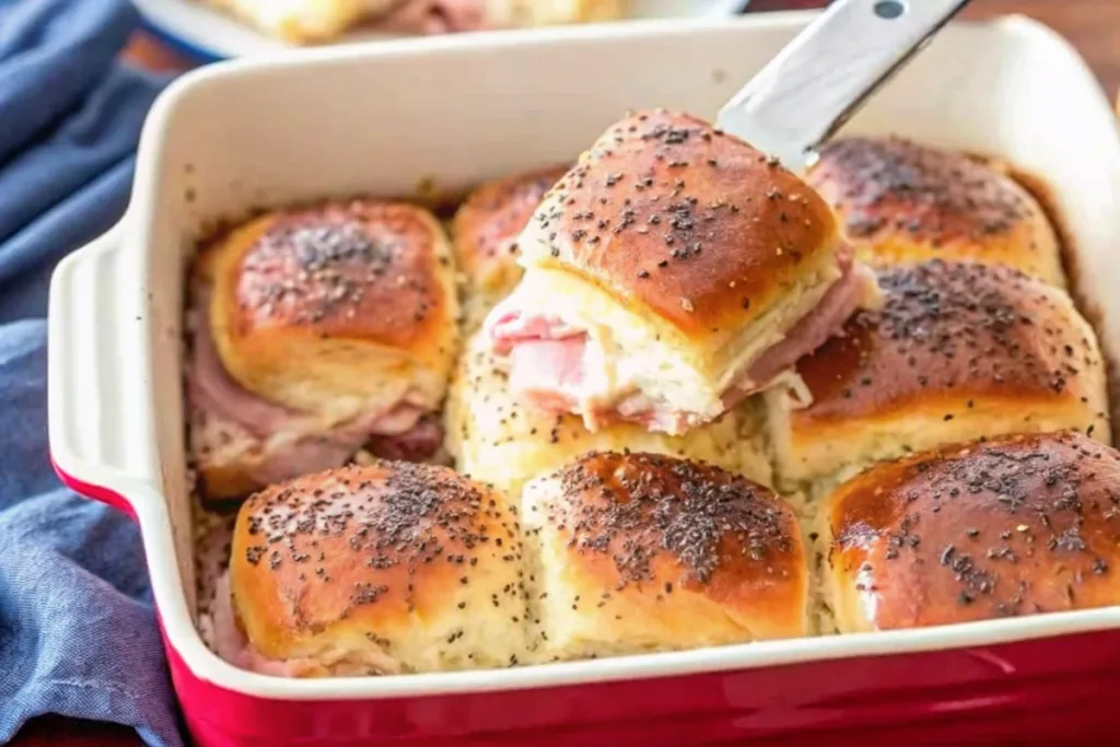 Honey Mustard Ham and Cheese Sliders