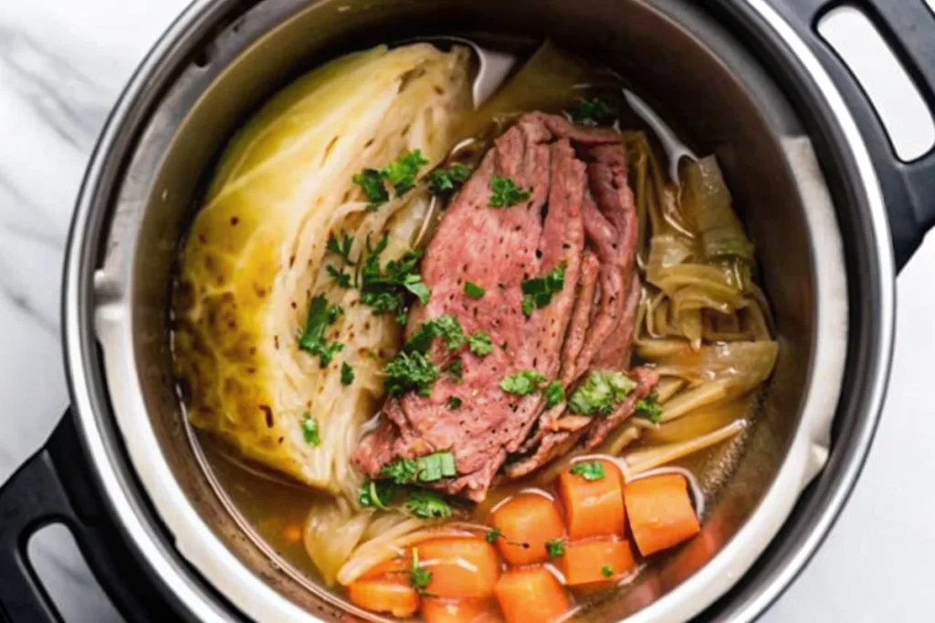 Instant Pot Corned Beef and Cabbage