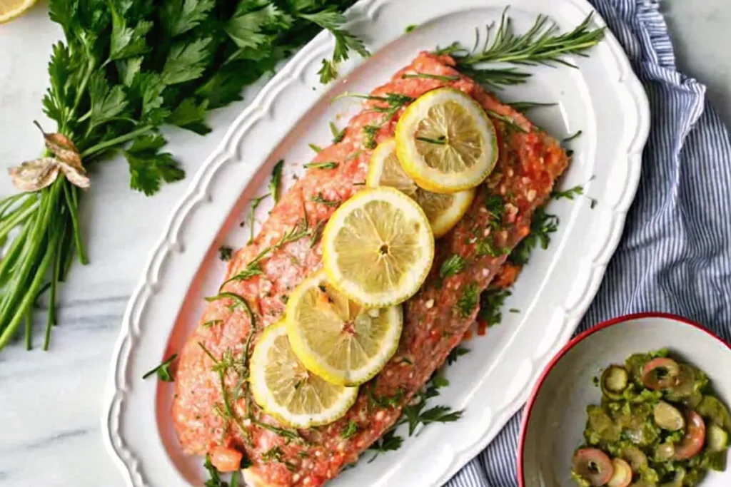 Irish Baked Salmon and Cream Sauce