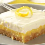 Italian Lemoncello Cheescake Bars