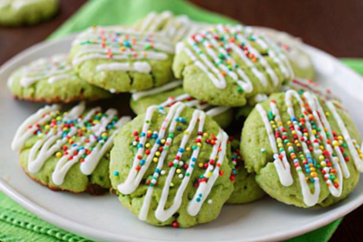 Lime Cake Mix Cookies