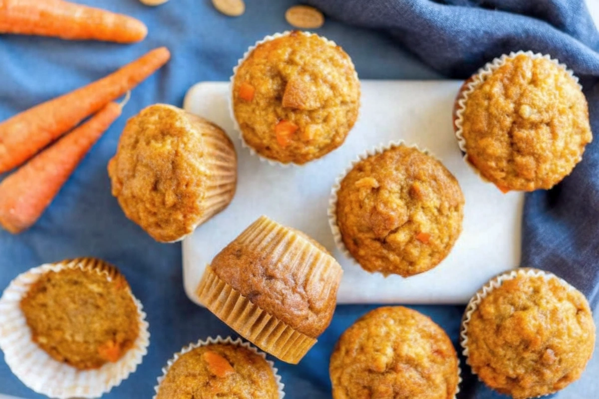 Oil-Free Carrot Cake Muffins Oil-Free Carrot Cake Muffins
