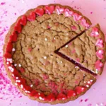 Perfectly Gooey Valentine's Day Cookie Cake