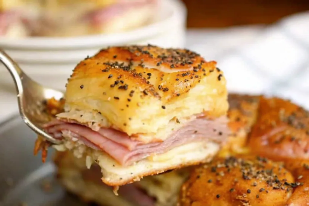Poppy Seed Ham and Cheese Sliders