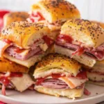 Raspberry Jalapeno Ham and Cheese Sliders